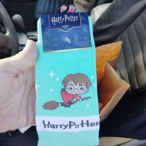 Warner Bros. Harry Potter Kids Socks - Aqua and Red